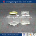 2015 best price New Design Glass Bee Honey Jar with screw cap